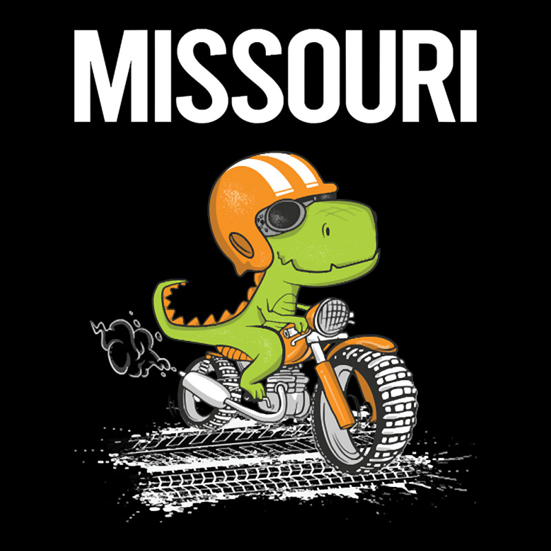 Biking Dinosaur Missouri Men's Long Sleeve Pajama Set | Artistshot