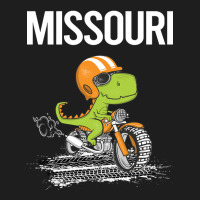 Biking Dinosaur Missouri Classic T-shirt | Artistshot