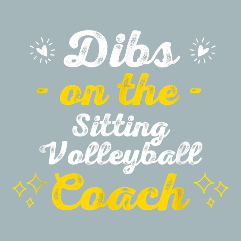 Dibs On The Sitting Volleyball Coach Sayings Funny Quotes T Shirt Unisex Sherpa-lined Denim Jacket | Artistshot