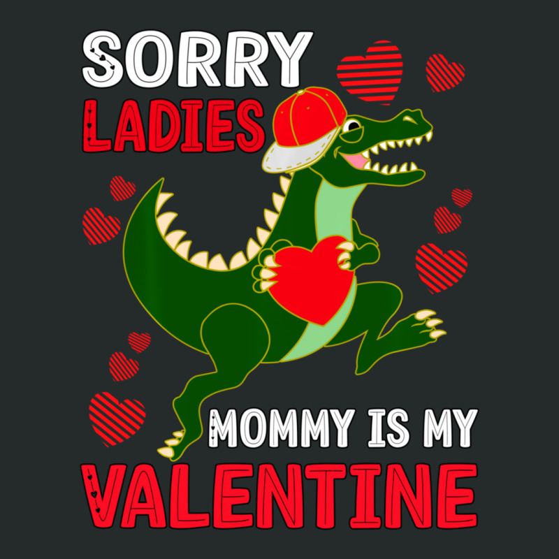 Hot Trend Boys Valentine Day Outfit Sorry Ladies Mommy Is My Valentine Women's Triblend Scoop T-shirt by Estrada Link | Artistshot