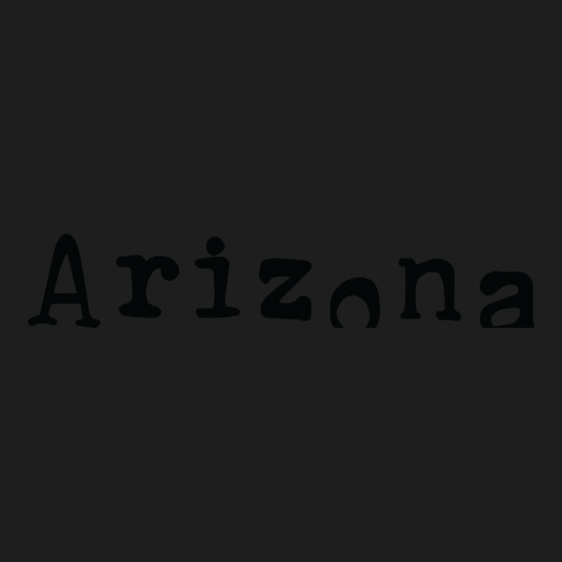 Arizona Black Typewriter Classic T-shirt by Binzdodi | Artistshot