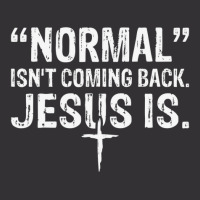 Normal Isn't Coming Back But Jesus Is Revelation 14 Costume Vintage Hoodie | Artistshot