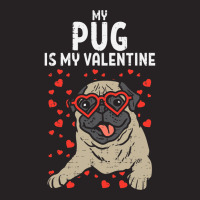 Pug Is My Valentine Cute Valentines Day Pet Dog Owner Gift Vintage Cap | Artistshot