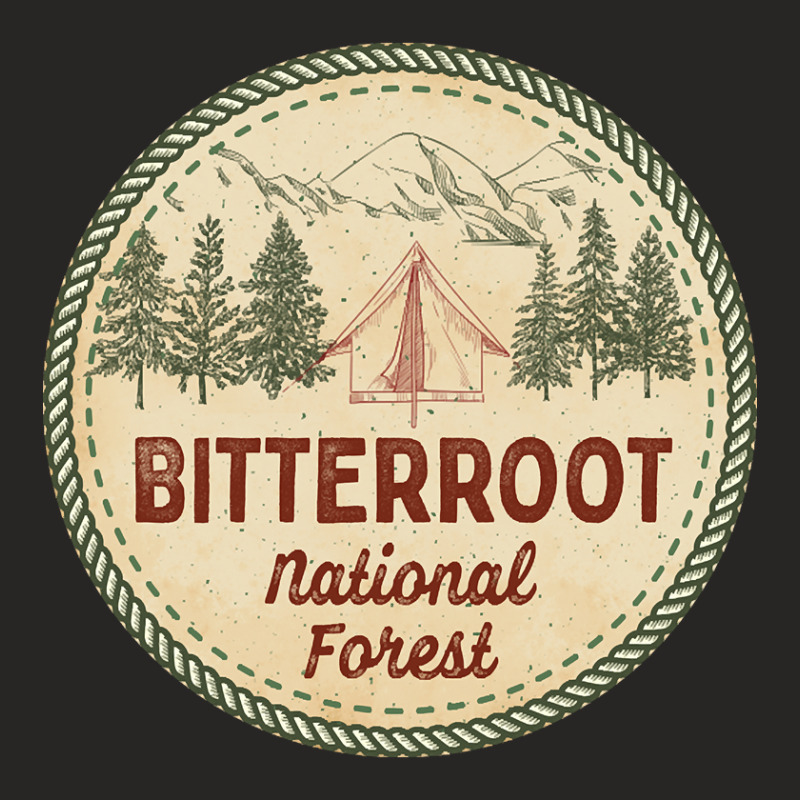 Bitterroot National Forest-ftdgm Ladies Fitted T-Shirt by nuanceteams169 | Artistshot