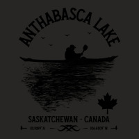 Lake Anthabasca, Saskatchewan - Canada Location Lakes Ladies Fitted T-shirt | Artistshot