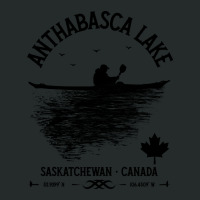 Lake Anthabasca, Saskatchewan - Canada Location Lakes Women's Triblend Scoop T-shirt | Artistshot