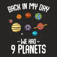 Back In My Day We Had Nine Planets Astronomy Ladies Fitted T-shirt | Artistshot