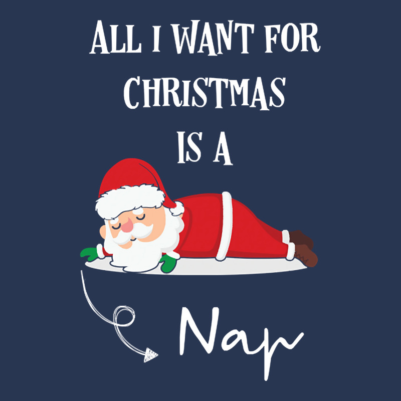 All I Want For Christmas Is A Nap Men Denim Jacket by sausagefencing57 | Artistshot