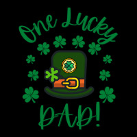 Limited Edition One Lucky Dad Lucky Irish St. Patrick's Day Cropped Hoodie | Artistshot