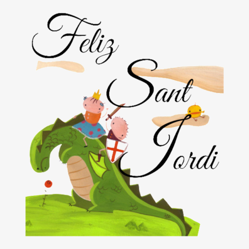 Sant Jordi Ladies Fitted T-Shirt by RONALDPOYNTER | Artistshot