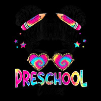 Limited Edition Preschool Vibes Messy Hair Bun Girl Back To School Fir Pocket T-shirt | Artistshot