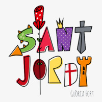 Sant Jordi   (6) Ladies Fitted T-shirt | Artistshot