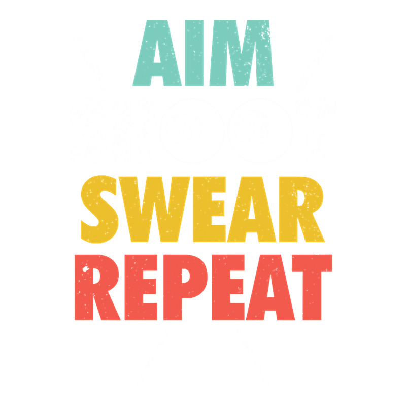 Aim Shoot Swear Repeat - Billiards Sticker | Artistshot