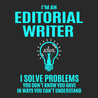 Editorial Writer - I Solve Problems Printed Hat | Artistshot