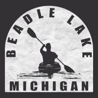 Beadle Lake Kayaking Michigan Vintage Hoodie | Artistshot