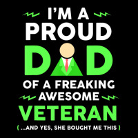 Trending Proud Dad T-shirt, Awesome Veteran, Army By Zany Brainy Adjustable Cap | Artistshot