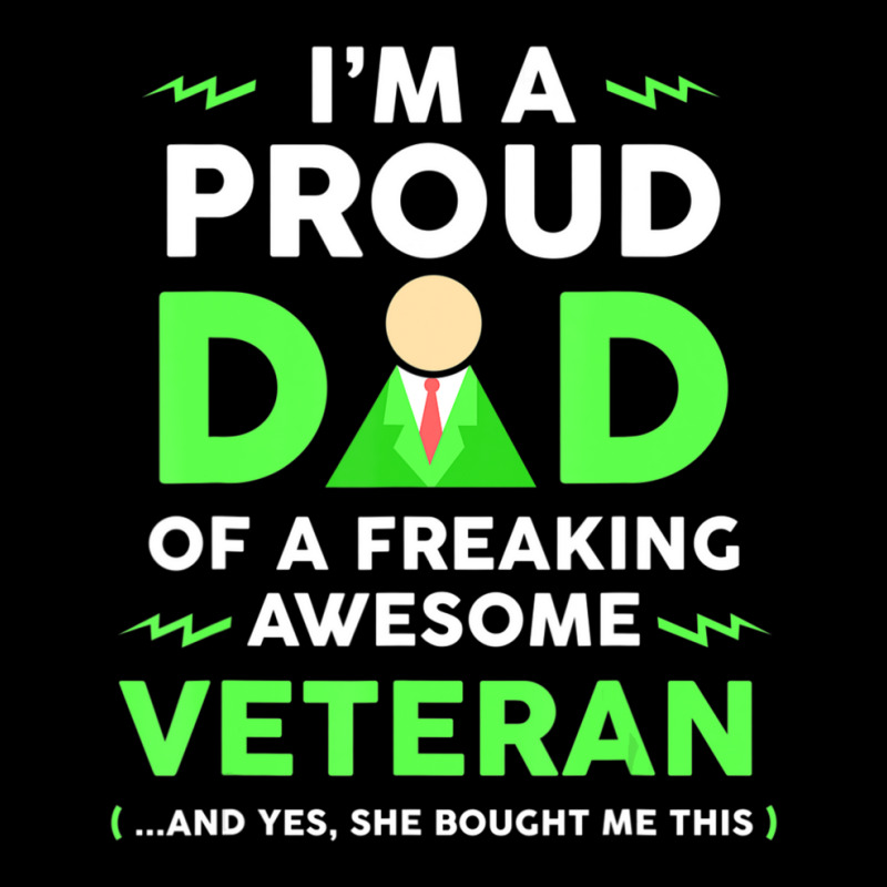 Trending Proud Dad T-shirt, Awesome Veteran, Army By Zany Brainy Adjustable Cap by fenderbendable | Artistshot