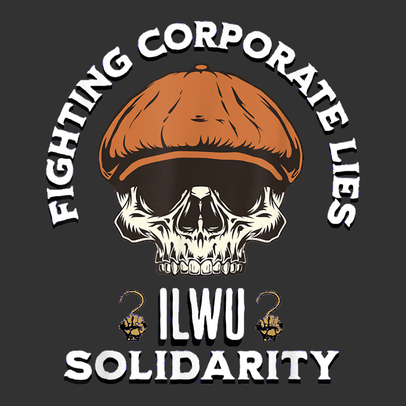 Ilwu Skull Longshoreman Cap Fighting Corporate Lies T Shirt Baby Bodysuit | Artistshot