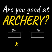 Archery Yes Or No Adjustable Cap | Artistshot