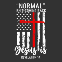 Normal Isn't Coming Back But Jesus Is Revelation 14 Usa Flag Baby Bodysuit | Artistshot