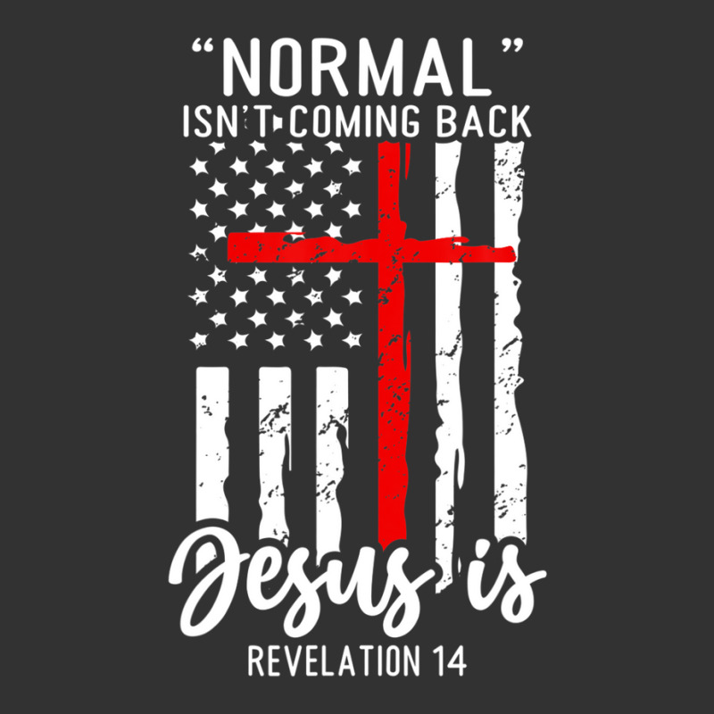 Normal Isn't Coming Back But Jesus Is Revelation 14 Usa Flag Baby Bodysuit by nootlyricn | Artistshot