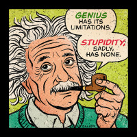 Einstein Stupidity Quote Baby Tee | Artistshot