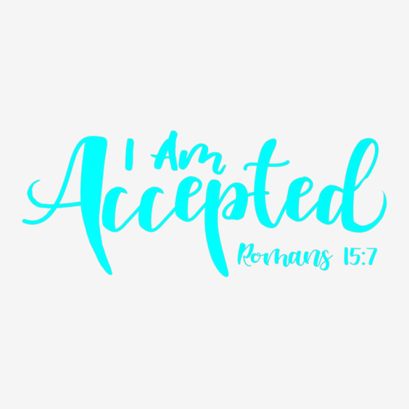 I Am Accepted Romans 15:7 Graphic Youth T-shirt by nootlyricn | Artistshot