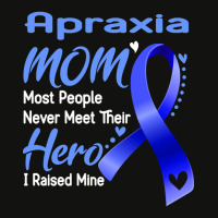 Apraxia Mom Most People Never Meet Their Hero I Raised Mine Support Ap Scorecard Crop Tee | Artistshot