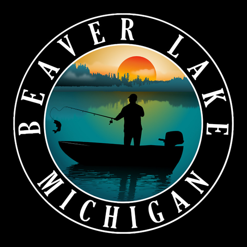 Beaver Lake Fishing Michigan Sunset Zipper Hoodie by fencingderby989 | Artistshot