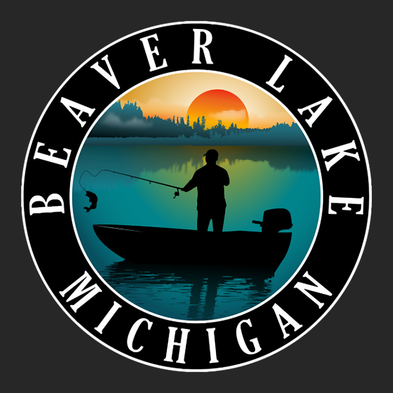 Beaver Lake Fishing Michigan Sunset Men's T-shirt Pajama Set by fencingderby989 | Artistshot