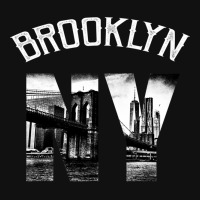 Brooklyn New York Skyline Hoodie Brooklyn Sweatshirt Throw Pillow | Artistshot