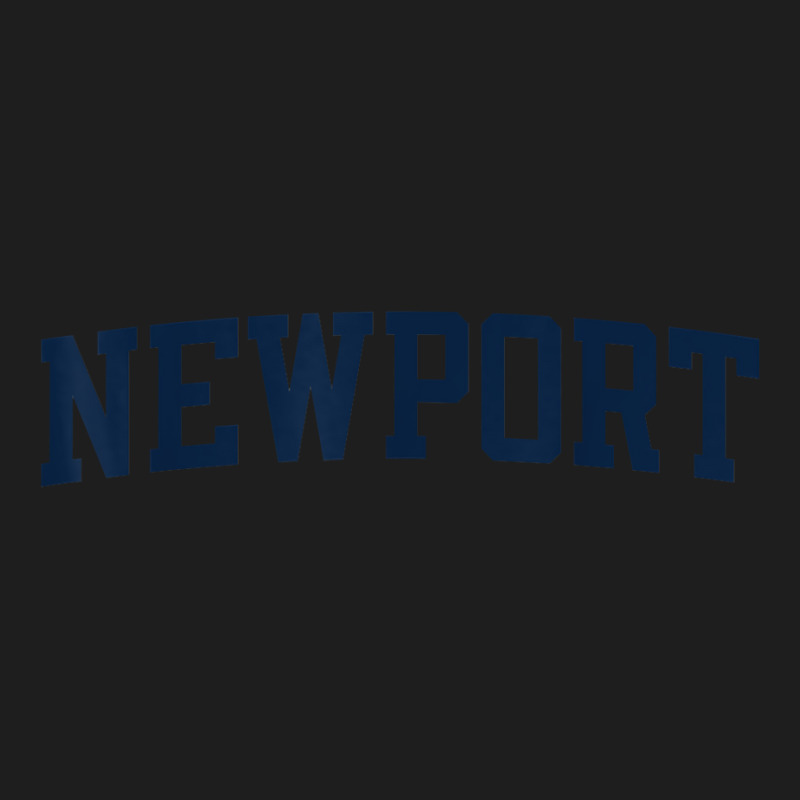 Newport Rhode Island Collegiate Style Varsity Block Letter T Shirt Classic T-shirt by alysestick8m7 | Artistshot