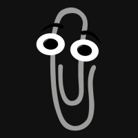 Rip Clippy 1 Metal Print Square | Artistshot