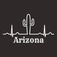 Arizona - Saguaro Cacti - Heartbeat-6lnov Racerback Tank | Artistshot