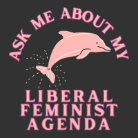 Ask Me About My Liberal Feminist Agenda Dolphin Baby Bodysuit | Artistshot