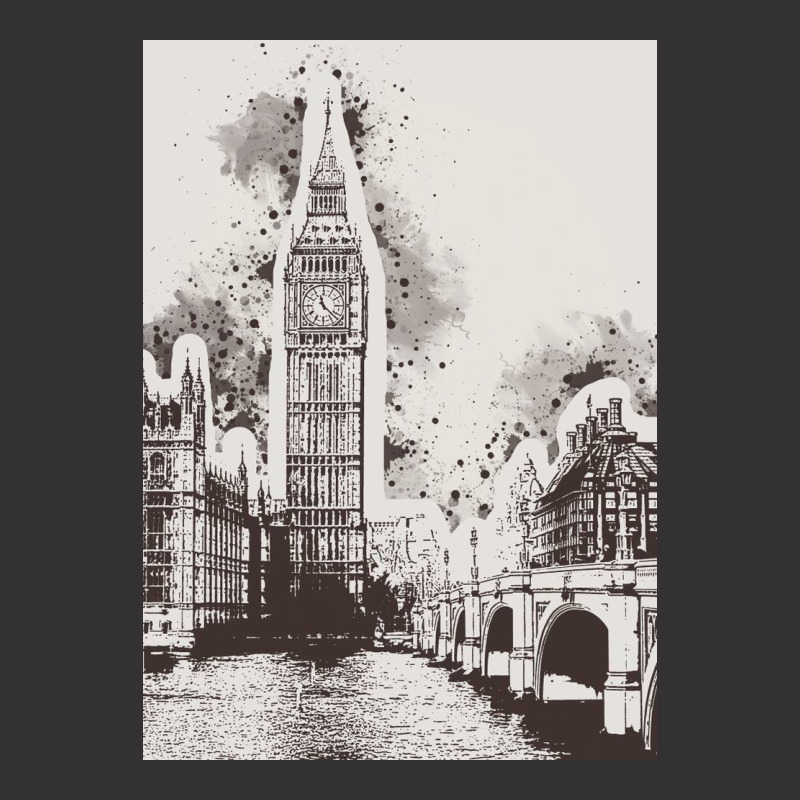 London Painting Art Vintage Hoodie And Short Set | Artistshot