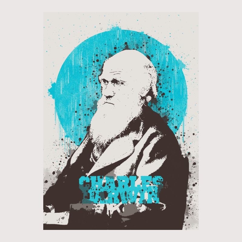 Charles Darwin Painting Art Pocket T-shirt | Artistshot