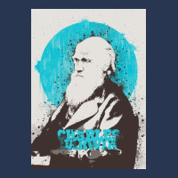 Charles Darwin Painting Art Men Denim Jacket | Artistshot