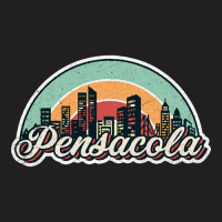 Pensacola City Retro T-shirt | Artistshot