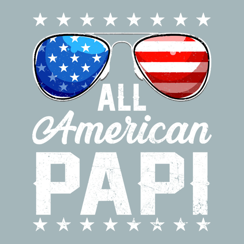 All American Papi Sunglasses American Flag 4th Of July Unisex Sherpa-lined Denim Jacket | Artistshot