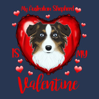 Limited Edition My Australian Shepherd Is My Valentine I Australian Sh Ladies Denim Jacket | Artistshot