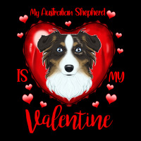 Limited Edition My Australian Shepherd Is My Valentine I Australian Sh Cropped Hoodie | Artistshot