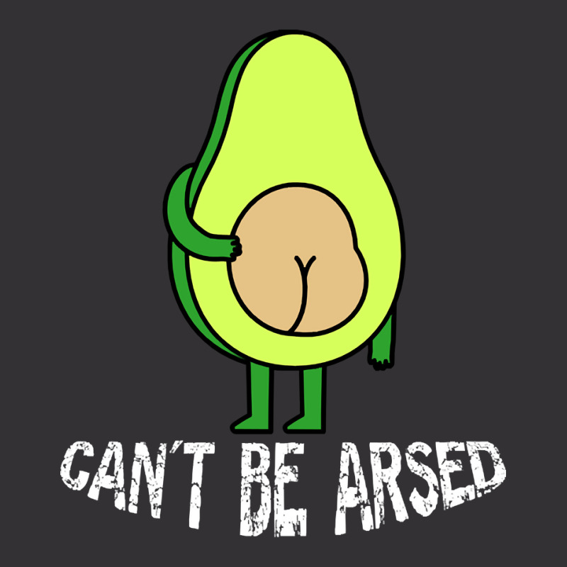 Can?t Be Arsed Two-tone Funny Avocado Vintage Hoodie And Short Set by dealgummy642 | Artistshot