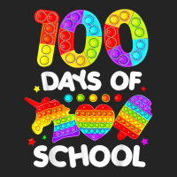 Happy 100 Days Of School And Still Poppin 100th Day Pop It T Shirt 3/4 Sleeve Shirt | Artistshot