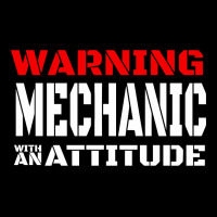 Warning Mechanic With An Attitude Toddler Sweatshirt | Artistshot