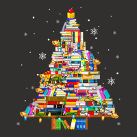 Librarian And Book Lover Christmas Library Tree Lights Xmas T Shirt Champion Hoodie | Artistshot