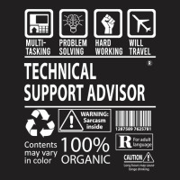 Trending Technical Support Advisor T Shirt - Multitasking Certified Jo T-shirt | Artistshot