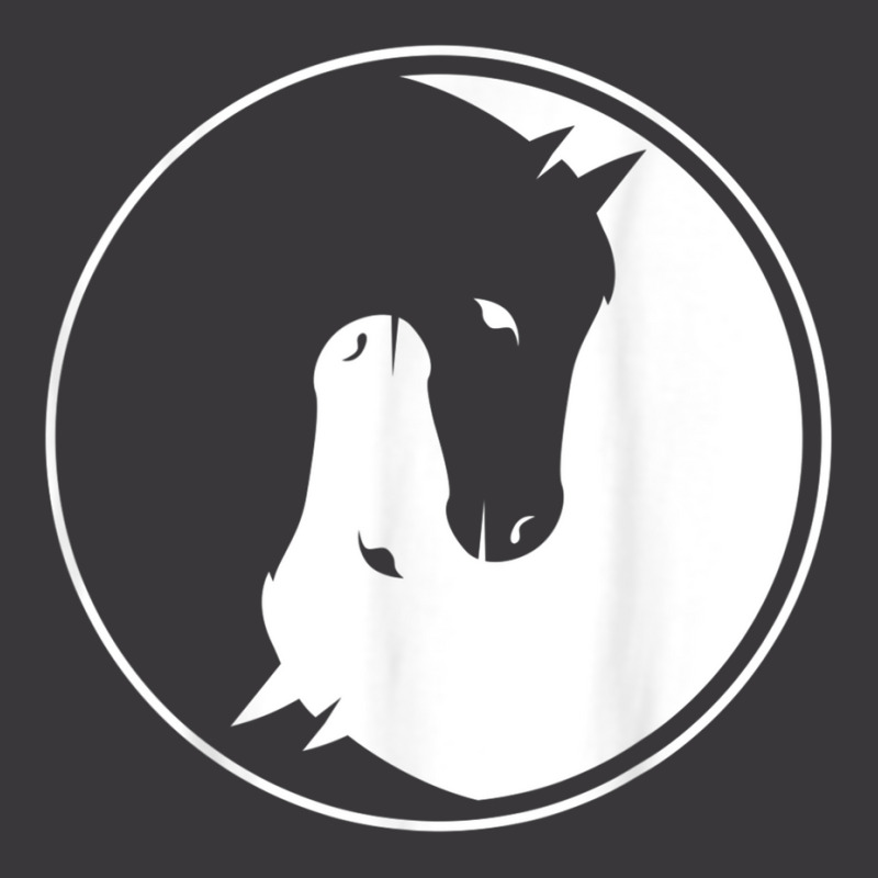 Yin And Yang Horse  For Every Horseman And Rider! Ladies Curvy T-Shirt by SamuelTABraun | Artistshot