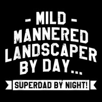 Mild Mannered Landscaper By Day Superdad By Night Mowing T Shirt Youth Sweatshirt | Artistshot