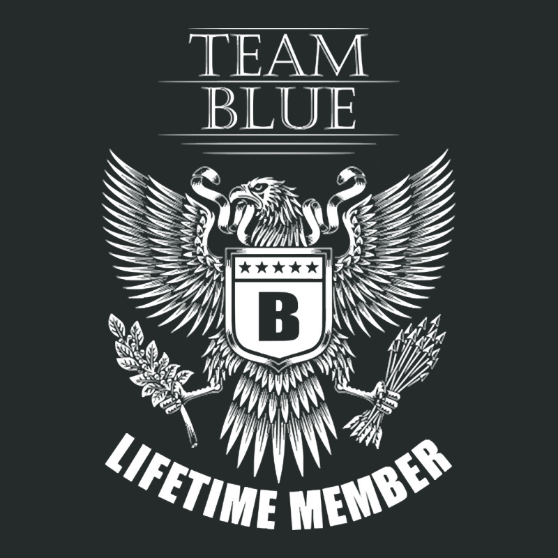 Blue Name Team Shirt Blue Lifetime Member Women's Triblend Scoop T-shirt by denverhumans58 | Artistshot